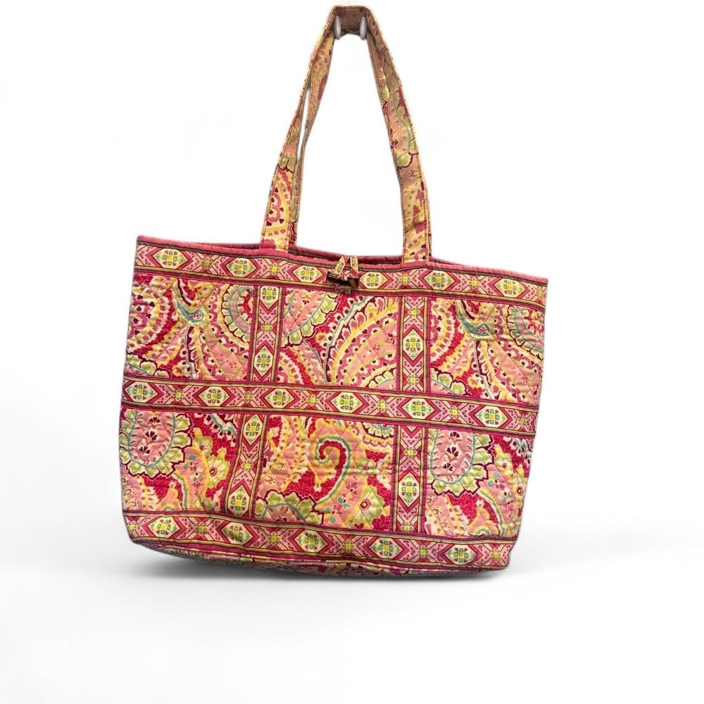 Vintage Vera Bradley Sherbet Quilted Cotton Tote Bag- Retired 2006 Pattern